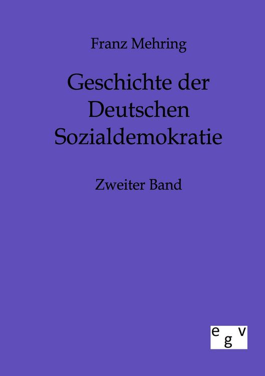 Produktbild: Geschichte der Deutschen Sozialdemokratie