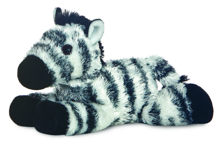 Produktbild: Aurora 13284 - Mini Flopsies Zebra Zany, Pl&uuml;schtier, 20 cm