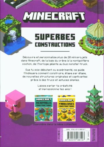 Produktbild: Minecraft : superbes constructions