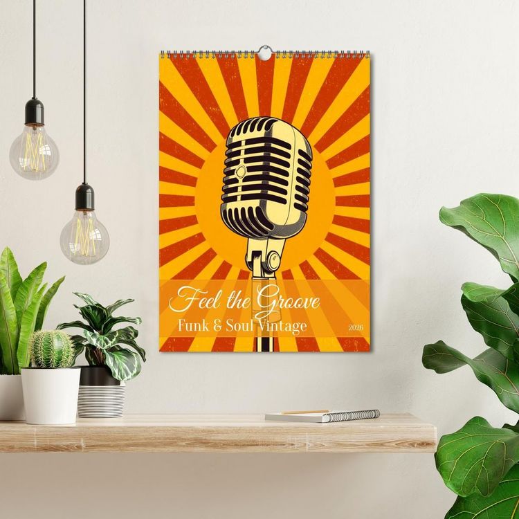 Produktbild: Feel the Groove &ndash; Funk & Soul Vintage (Wandkalender 2026 DIN A3 hoch), CALVENDO Monatskalender