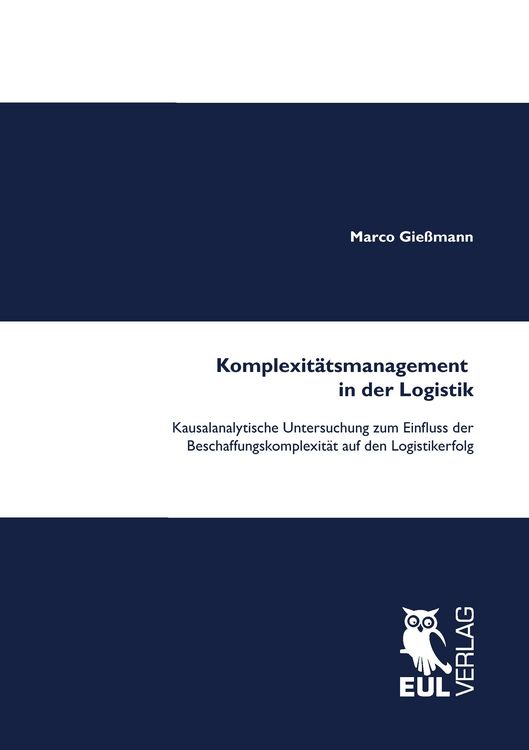 Produktbild: Komplexit&auml;tsmanagement in der Logistik