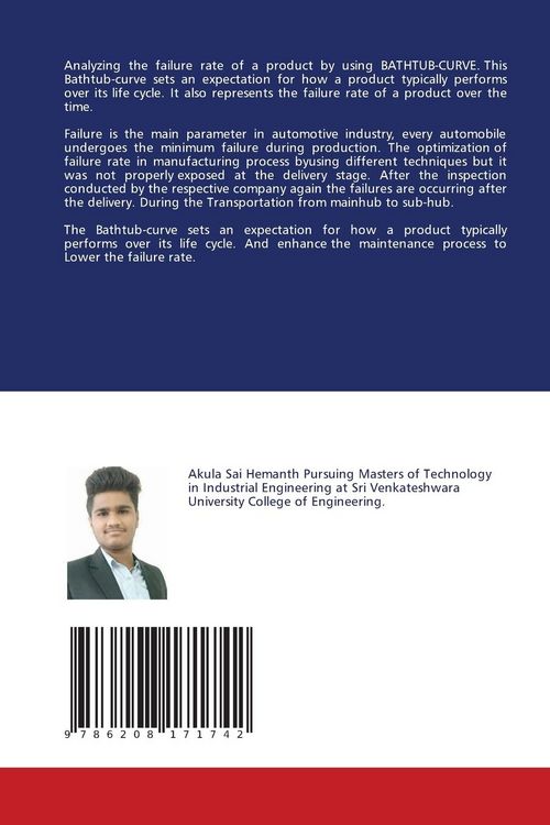 Produktbild: Analysis of Failure Rate of a Product by using Bathtub-Curve
