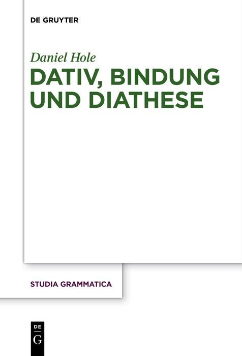 Produktbild: Dativ, Bindung und Diathese