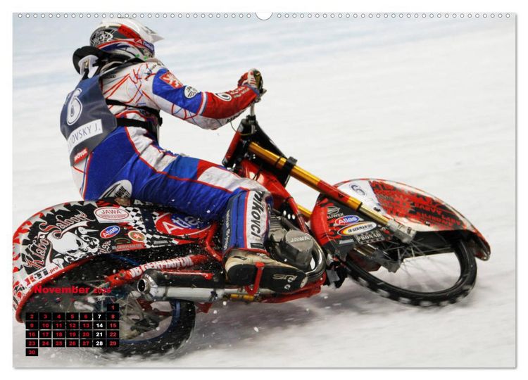 Produktbild: Ice Speedway (hochwertiger Premium Wandkalender 2026 DIN A2 quer), Kunstdruck in Hochglanz