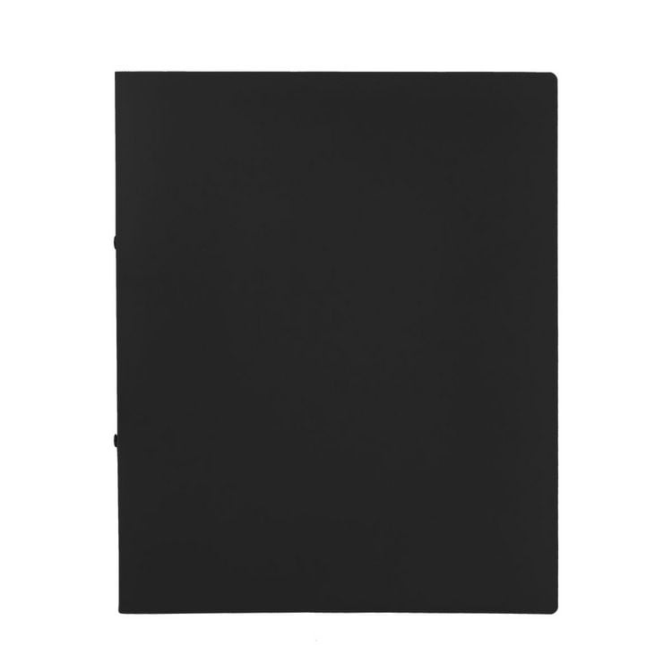 Produktbild: Idena Ringbuch aus Kunststoff 2 Ringe schwarz DIN A4 R&uuml;ckenbreite 2cm