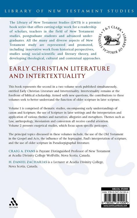 Produktbild: Early Christian Literature and Intertextuality