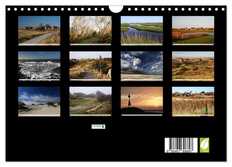 Produktbild: Insel Baltrum, Perle im Ostfriesischen Wattenmeer (Wandkalender 2026 DIN A4 quer), CALVENDO Monatskalender