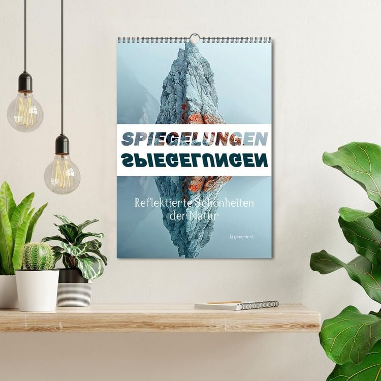 Produktbild: Spiegelungen - Reflektierte Sch&ouml;nheiten der Natur (Wandkalender 2026 DIN A3 hoch), CALVENDO Monatskalender
