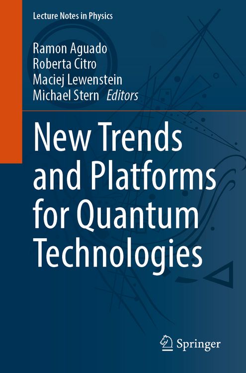Produktbild: New Trends and Platforms for Quantum Technologies