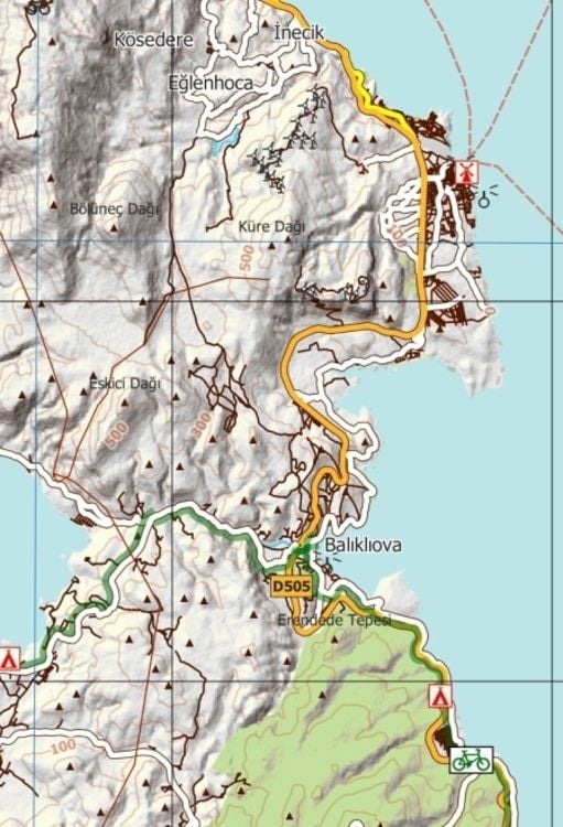 Produktbild: Izmir - Topographische Reisekarte 1:250.000 T&uuml;rkei (Blatt 5)