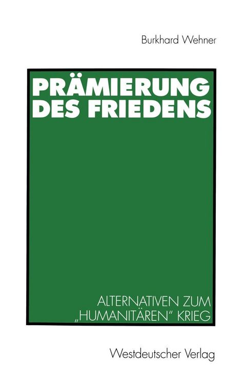Produktbild: Pr&auml;mierung des Friedens