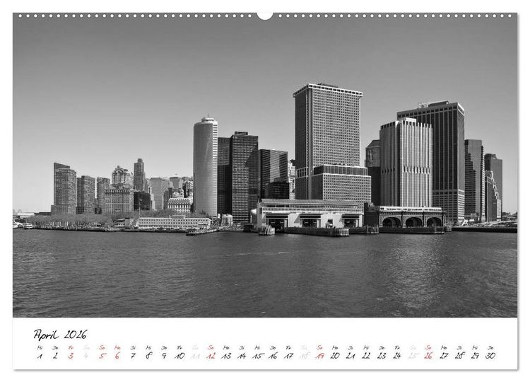 Produktbild: New York &ndash; The Big Apple (hochwertiger Premium Wandkalender 2026 DIN A2 quer), Kunstdruck in Hochglanz