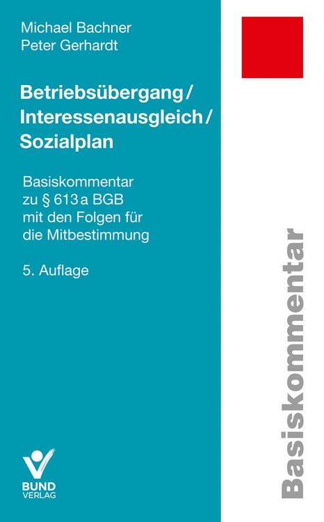 Produktbild: Betriebs&uuml;bergang / Interessenausgleich / Sozialplan