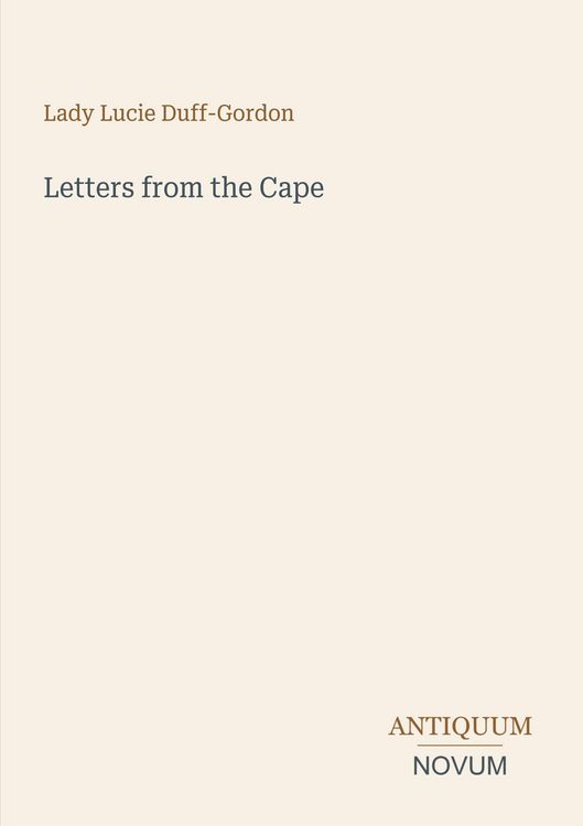 Produktbild: Letters from the Cape