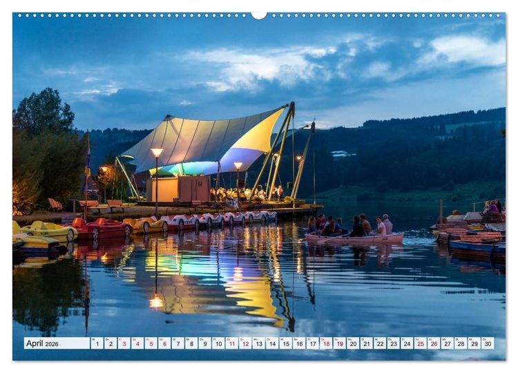 Produktbild: Bayerns sch&ouml;nste Seen (Wandkalender 2026 DIN A2 quer), CALVENDO Monatskalender