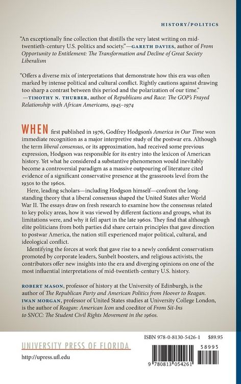 Produktbild: The Liberal Consensus Reconsidered