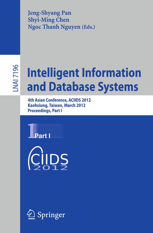 Produktbild: Intelligent Information and Database Systems