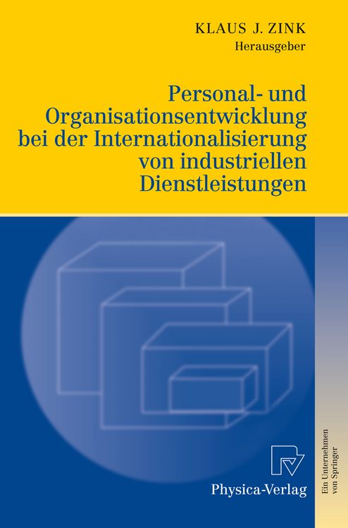 Produktbild: Personal- und Organisationsentwicklung bei der Internationalisierung von industriellen Dienstleistungen