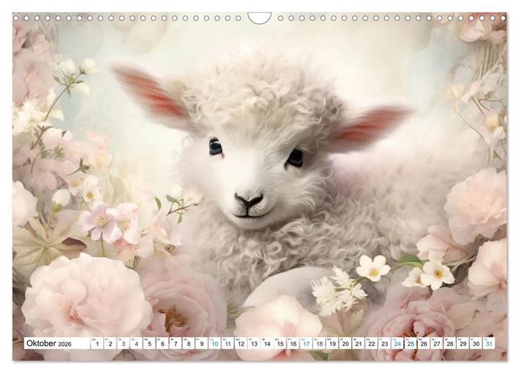 Produktbild: Tierisch s&uuml;&szlig;! (Wandkalender 2026 DIN A3 quer), CALVENDO Monatskalender