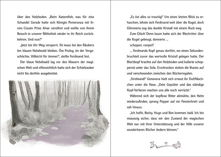 Produktbild: Das B&uuml;cherschloss (Band 5) - Der tintenschwarze Schlafzauber