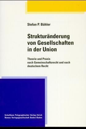 Produktbild: Struktur&auml;nderung von Gesellschaften in der Union