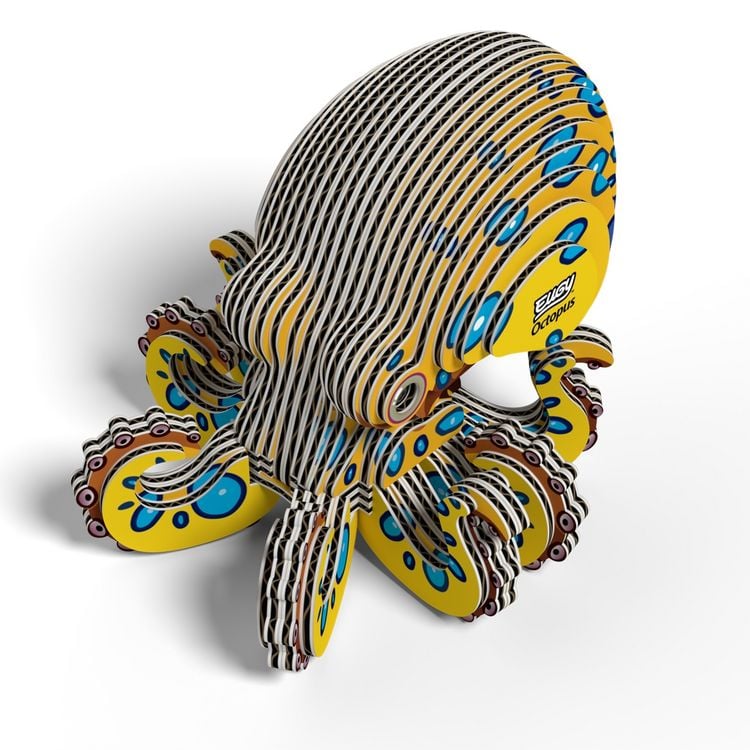 Produktbild: EUGY - 3D Bastelset Oktopus