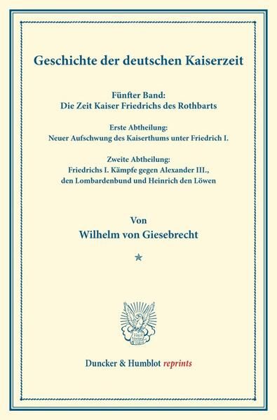 Produktbild: Geschichte der deutschen Kaiserzeit.