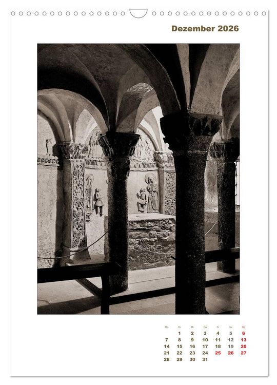 Produktbild: Romanische Kleinodien (Wandkalender 2026 DIN A3 hoch), CALVENDO Monatskalender