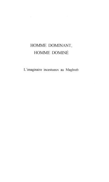 Produktbild: Homme Dominant, Homme Domine