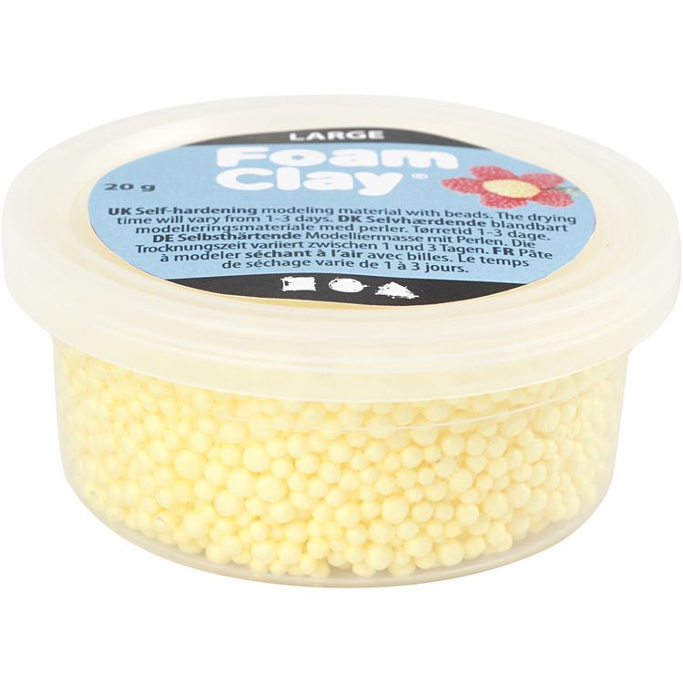 Produktbild: Creativ Company Foam Clay Large, sortierte Farben, 8x20 g