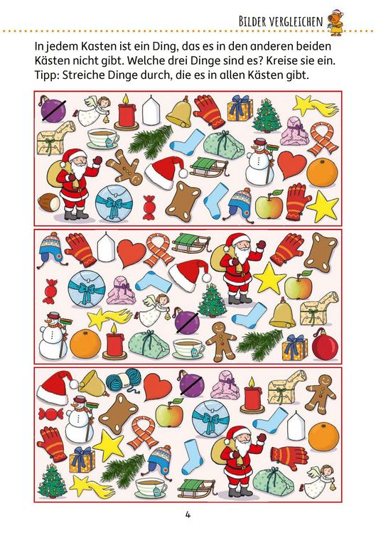 Produktbild: Weihnachtsr&auml;tsel &ndash; R&auml;tselblock ab 8 Jahre