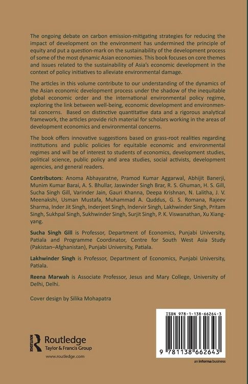 Produktbild: Economic and Environmental Sustainability of the Asian Region