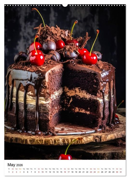 Produktbild: Cake Heaven (Wall Calendar 2026 DIN A2 portrait), CALVENDO 12 Month Wall Calendar