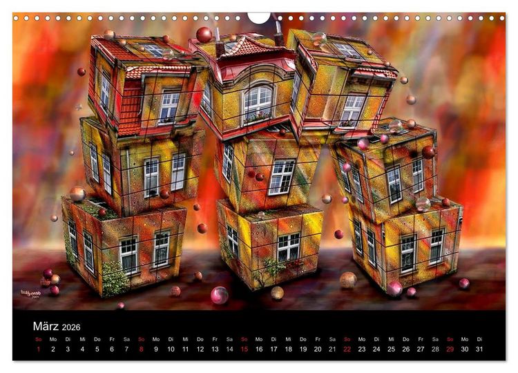 Produktbild: Der kreative Hauskalender (Wandkalender 2026 DIN A3 quer), CALVENDO Monatskalender