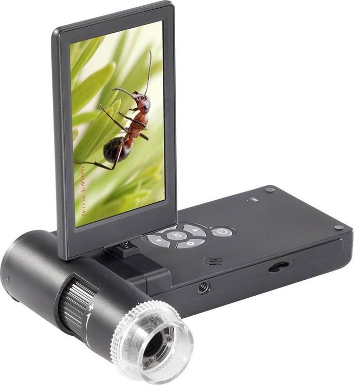 Produktbild: TOOLCRAFT Mikroskop-Kamera mit Monitor 12 Megapixel 300 x Digitale Vergr&ouml;&szlig;erung (max.): 4 x
