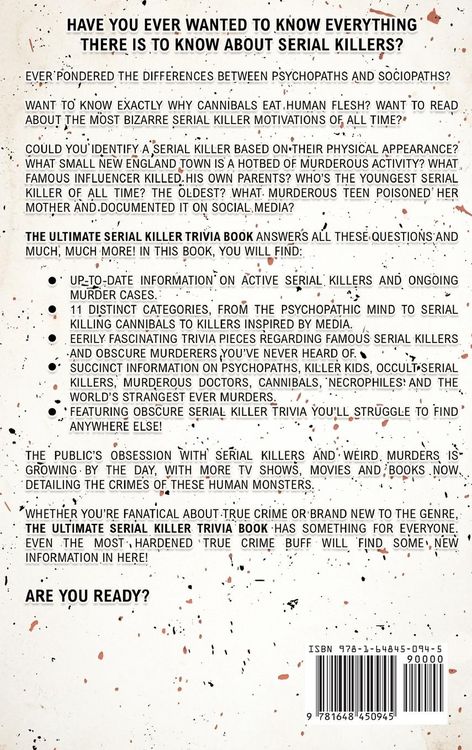 Produktbild: The Ultimate Serial Killer Trivia Book