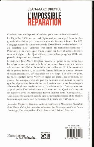 Produktbild: L'impossible r&eacute;paration: d&eacute;port&eacute;s, bien spoli&eacute;s, or nazi ...