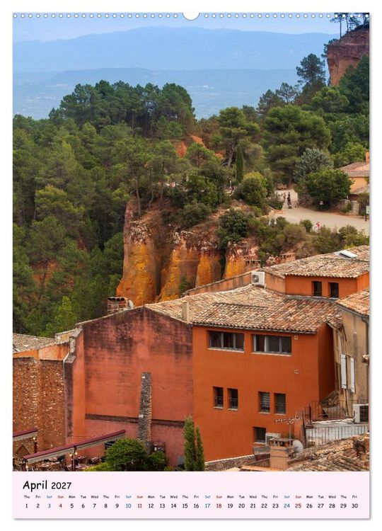 Produktbild: Provence &ndash; Scenic Villages of France (Wall Calendar 2027 DIN A2 portrait), CALVENDO 12 Month Wall Calendar