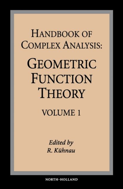 Produktbild: Handbook of Complex Analysis