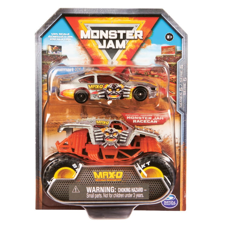 Produktbild: MNJ Monster Jam Truck & Racecar 2-Pack