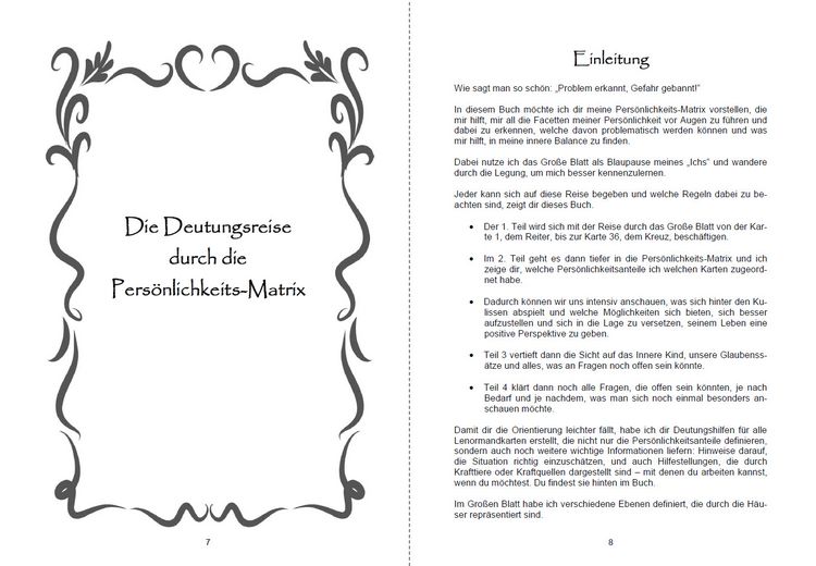 Produktbild: Die Deutung der Pers&ouml;nlichkeits-Matrix mit Lenormandkarten