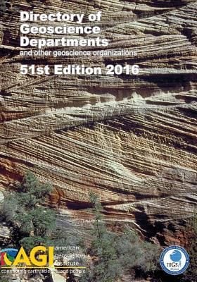 Produktbild: Directory of Geoscience Departments 2016