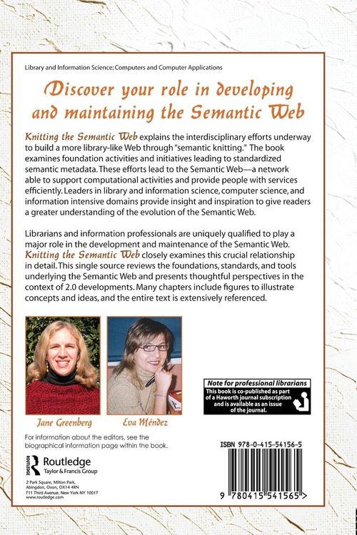 Produktbild: Knitting the Semantic Web