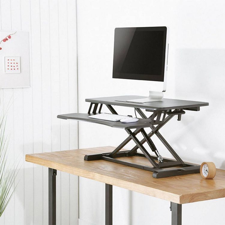 Produktbild: LogiLink EO0033 Sitz-Steh-Schreibtischaufsatz H&ouml;hen-Bereich: 100 bis 505mm Schwarz