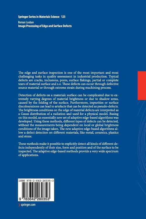 Produktbild: Image Processing of Edge and Surface Defects