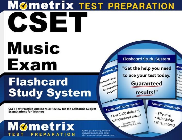 Produktbild: CSET Music Exam Flashcard Study System