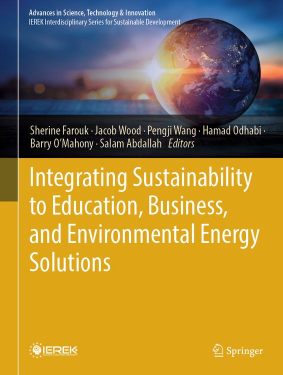Produktbild: Integrating Sustainability to Education, Business, and Environmental Energy Solutions