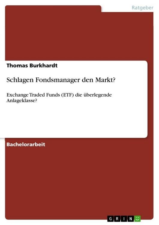 Produktbild: Schlagen Fondsmanager den Markt?