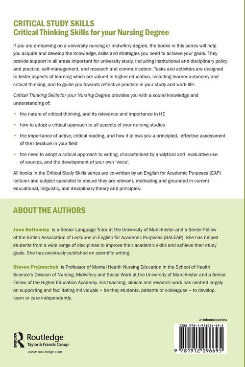 Produktbild: Critical Thinking Skills for your Nursing Degree