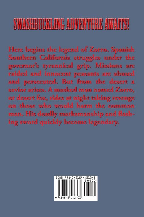 Produktbild: The Mark of Zorro
